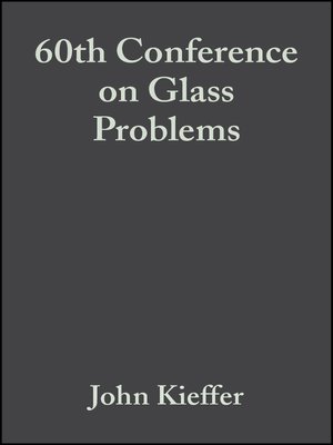 cover image of 60th Conference on Glass Problems